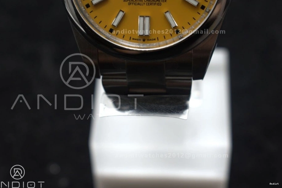 Oyster Dial 1:1 41mm 124300 Clean Best Edition 904L Yellow Steel MultiPurpose 937 VR Perpetual 0718